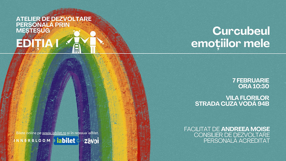 Atelier Dezvoltare Personală prin Meșteșug • Ediția I