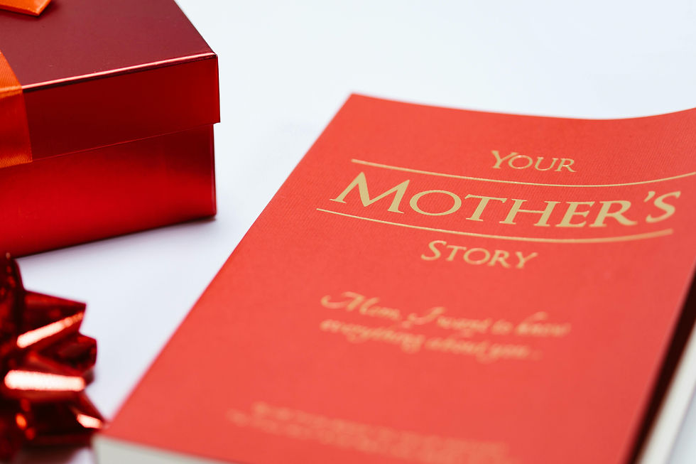 A book that says Your Mother's Story
