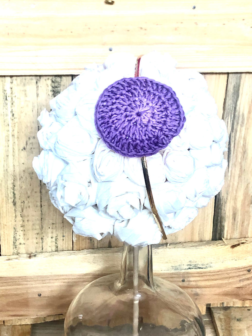 Diadema círculo morado aguas
