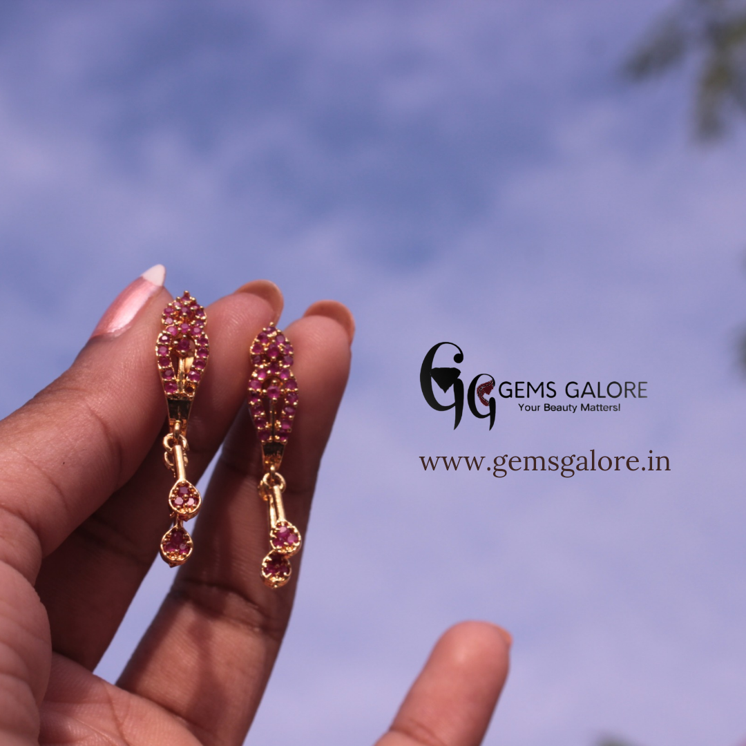 AD Gold plated Earrings 