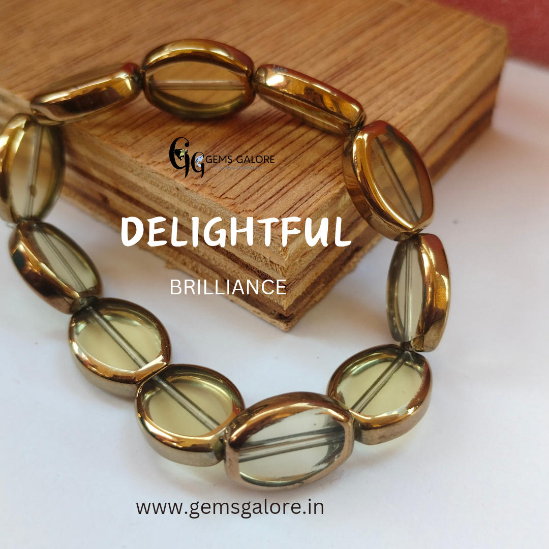 Glass Beaded Oval shape Bracelet