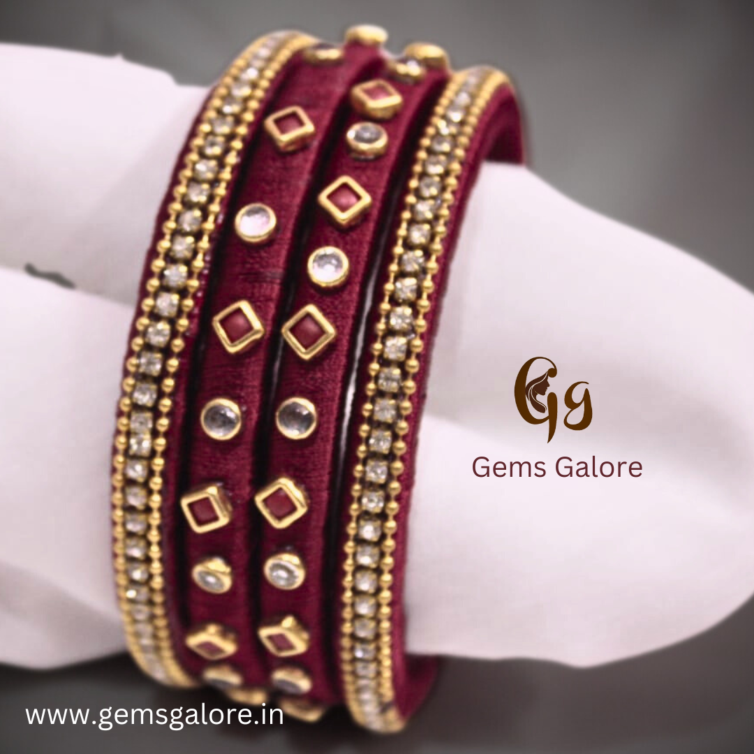 Silk thread bangles