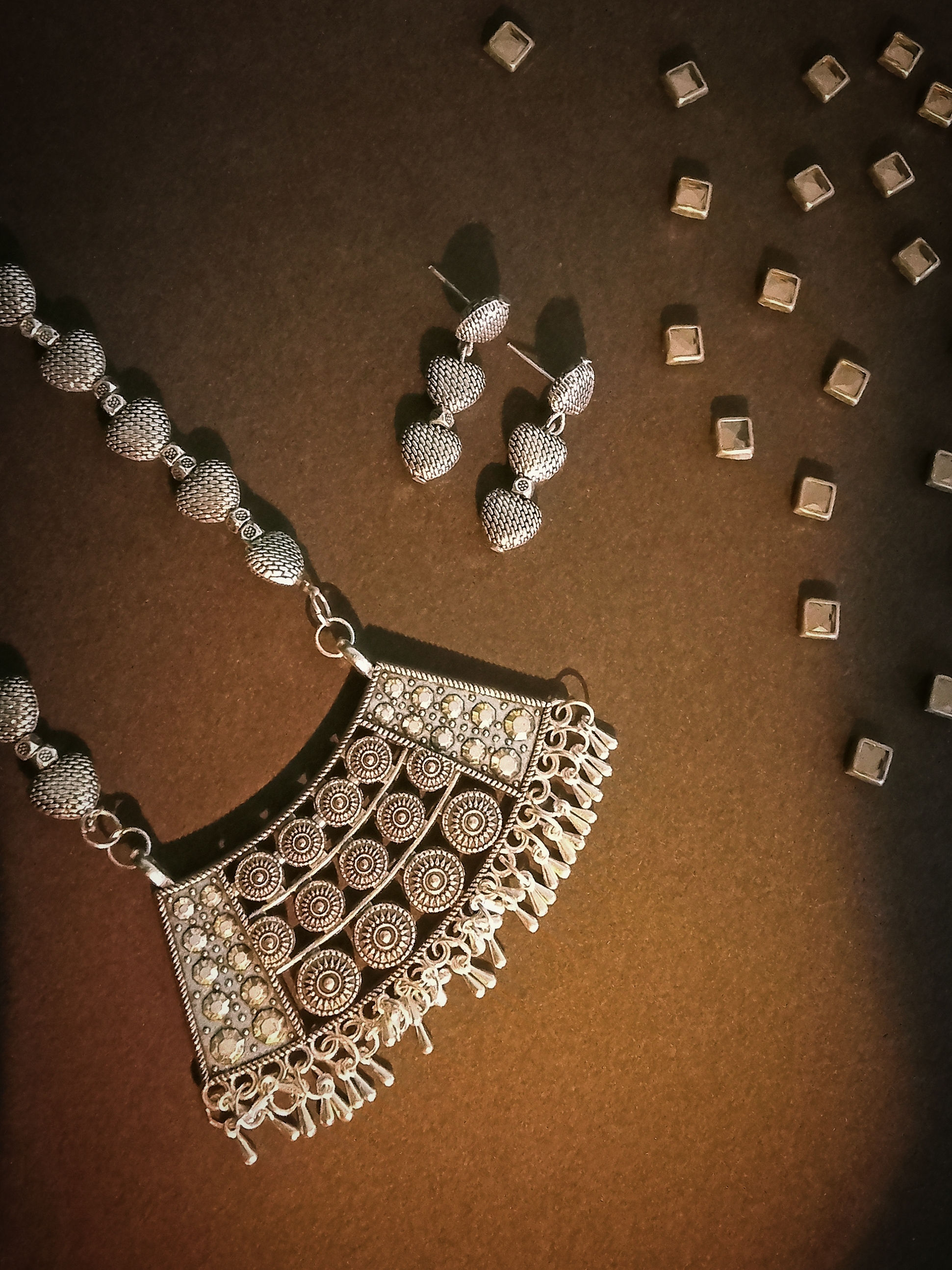 Ethinic Silver plated Oxidized Jewellery