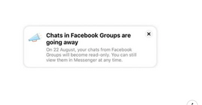 #每日第一手國外社群新知 #數位社群行銷平台觀念【🔔Facebook即將取消群聊功能🔔】