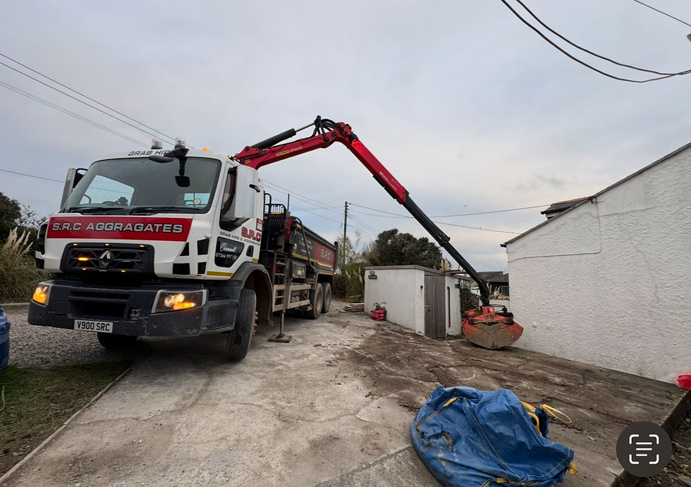 Thumbnail: 6 Wheeler Grab hire soil & rubble 12 ton load taken away