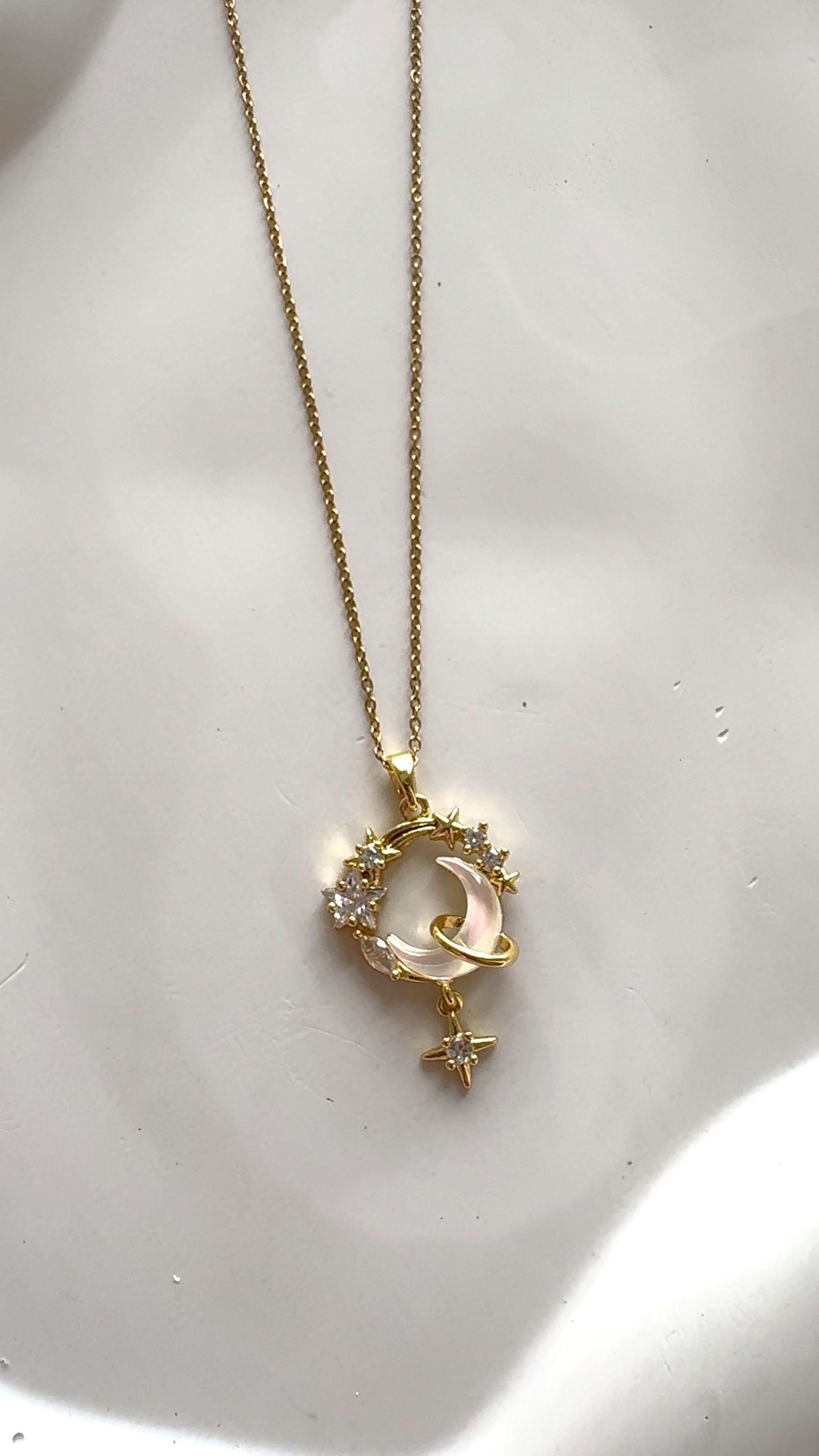 Moon Star Necklace