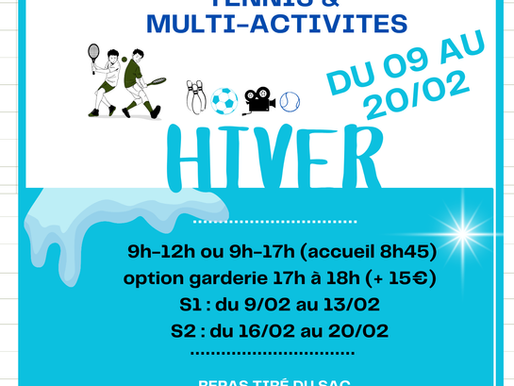 Stages de Février en ligne