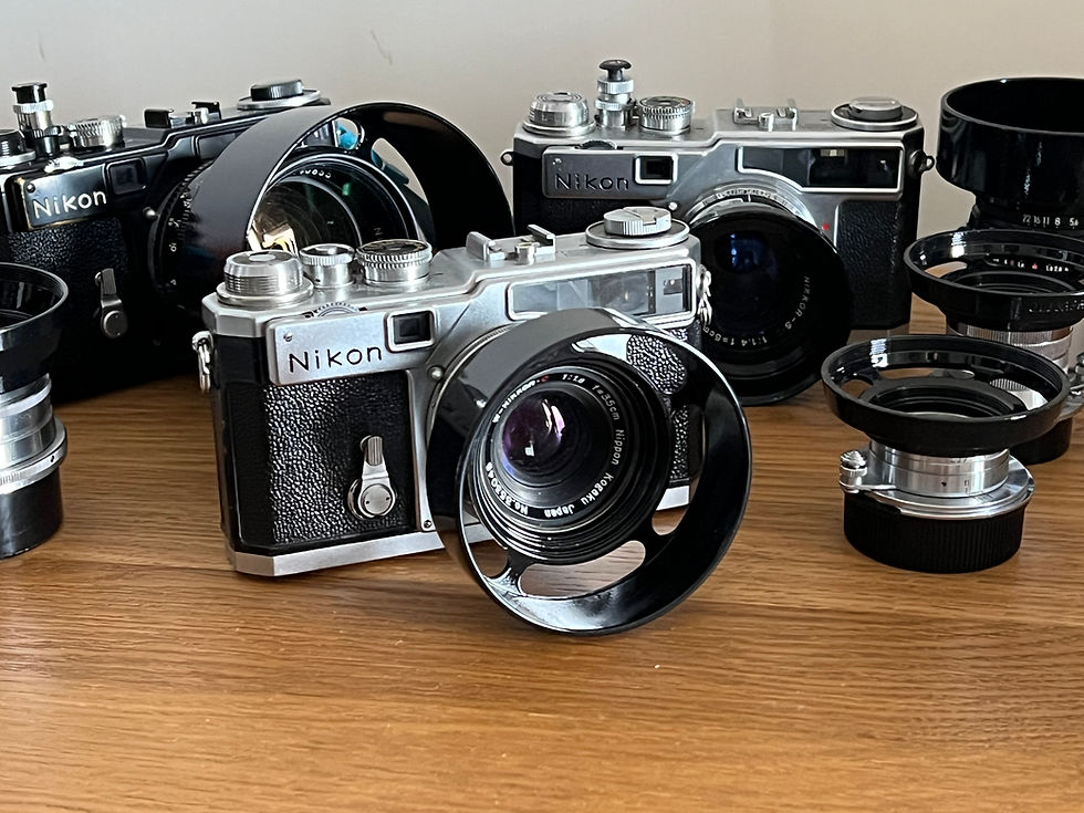 Thumbnail: Type 1, 48mm screw-in lens hood for Nikkor-W 3.5cm F1.8, Thambar 9cm F2.2 LTM