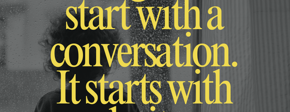 Person standing by a window with soft natural light, overlaid text reads “Leaving doesn’t start with a conversation. It starts with clarity.”