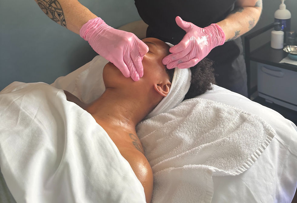 What is intraoral facial massage