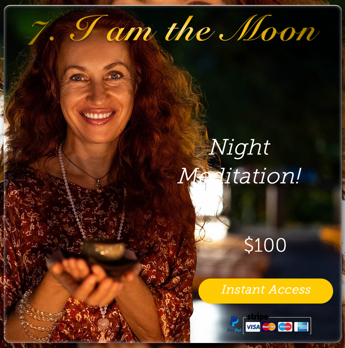 Meditation #7 - Magical Moon. Night Meditation. Digital Product.