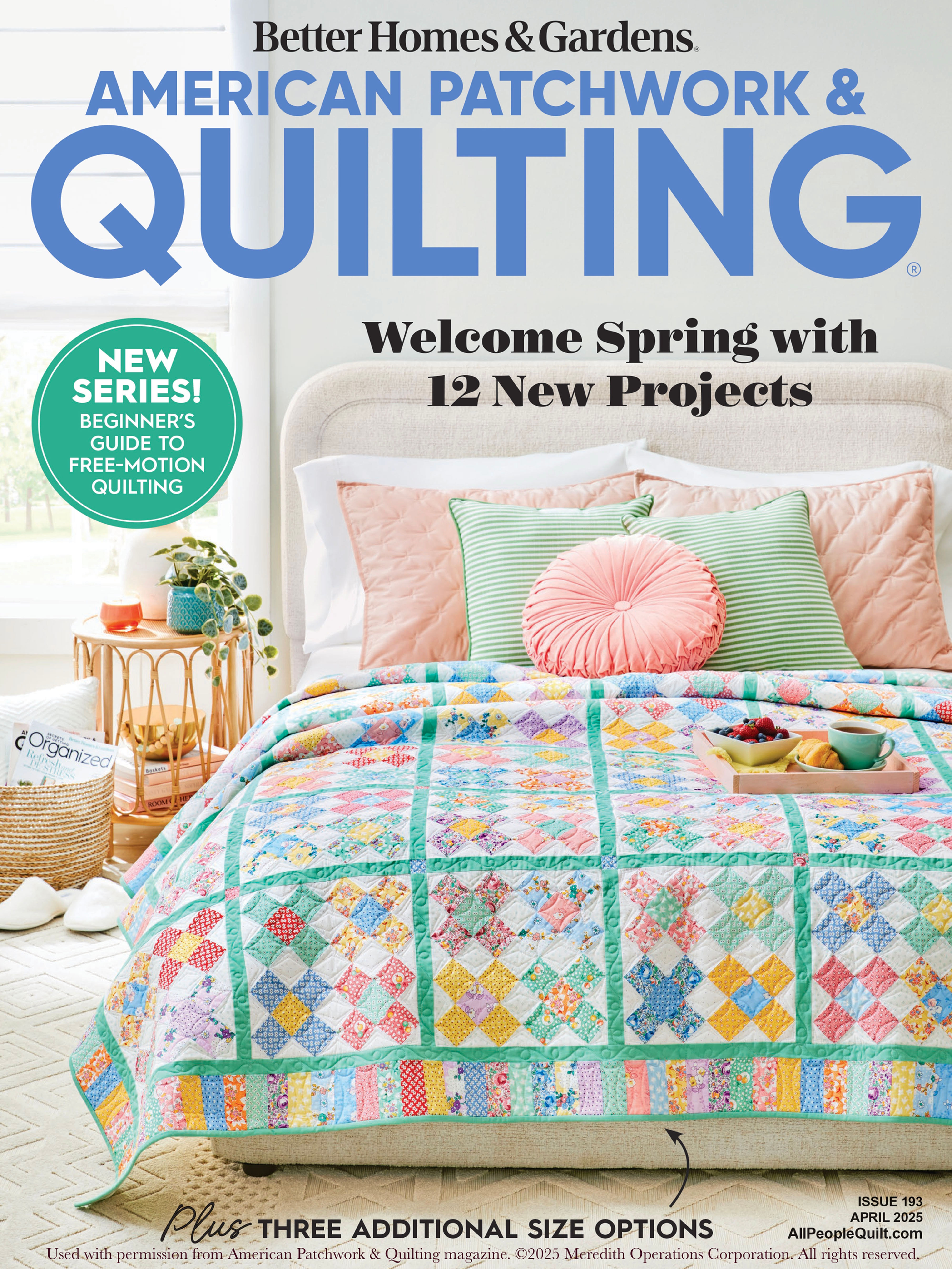 April 2025 ~ American Patchwork & Quilting Magazine