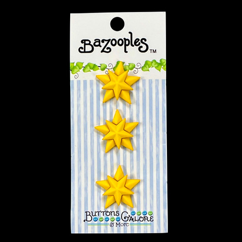 Christmas Star Buttons by Bazooples jeromethomasdesigns