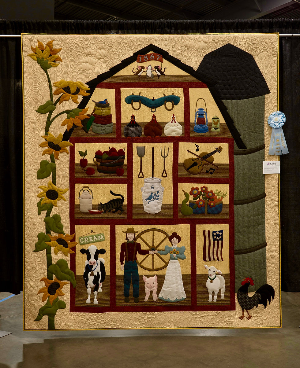 "Block Twelve" - PATTERN - "The Stories of a Barn"