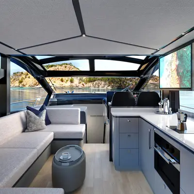 Η Sunseeker, η μεγάλη βρετανική εταιρεία κατασκευής, μόλις αποκάλυψε ένα νέο Predator 55 με χαμηλό προφίλ