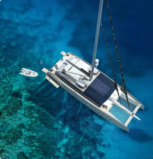 ARTEXPLORER, PERINI NAVI , CATAMARAN , MUSEUM , ITALIAN SEA GROUP , BOATING GREECE , BOATINGREECE , SUPERYACHTS , BOATING 