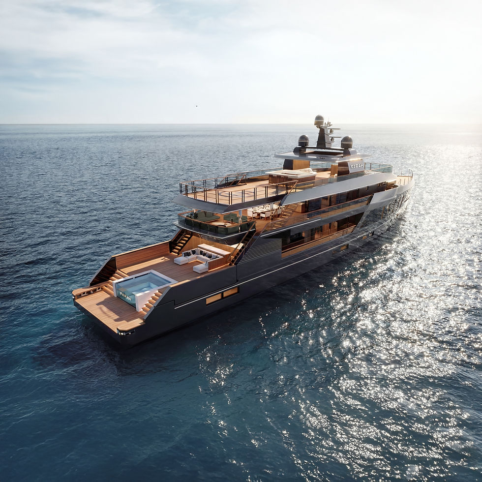 Baglietto Reveals Project Farah: 50m Full-Custom Superyacht with Helipad and 2027 Delivery