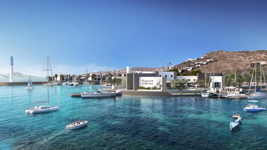 le yacht boating greece γαλλος αρχιτεκτονας μαρινα μυκόνου