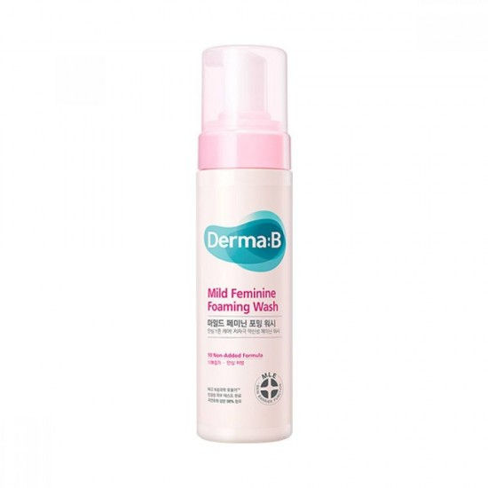Derma:B Mild Feminine Foaming Wash — gentle intimate cleanser 200ml.