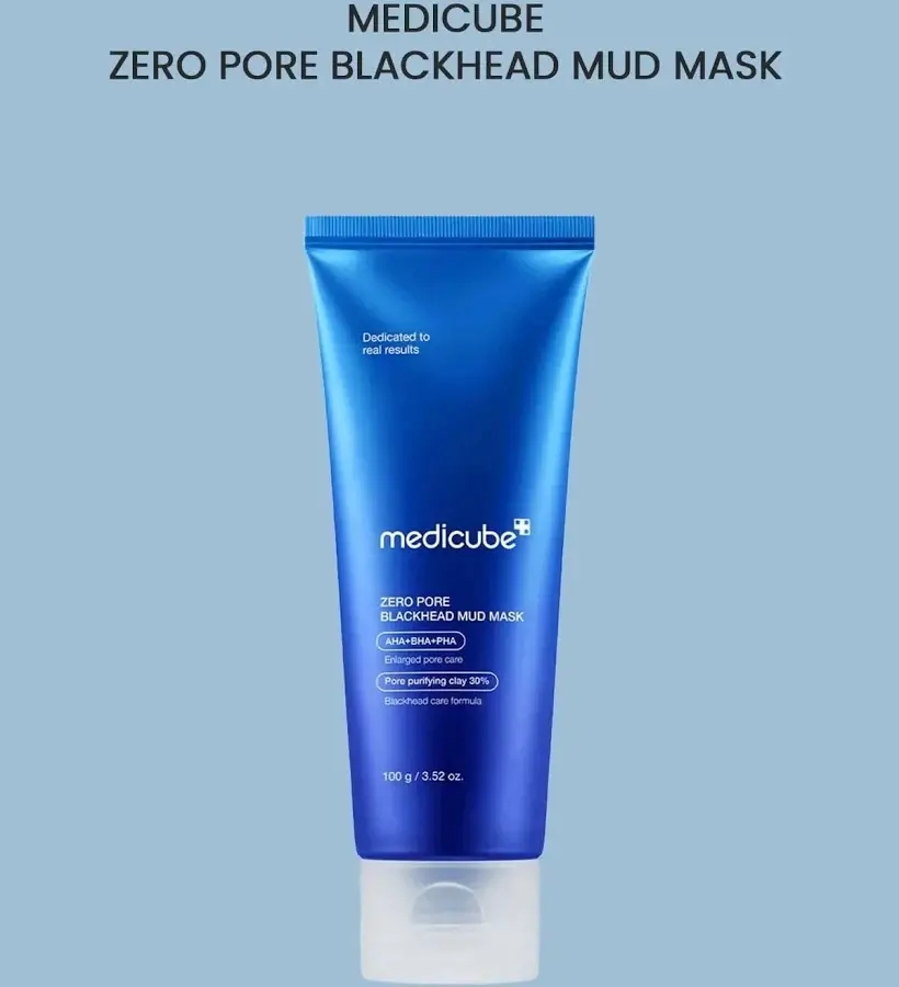 Thumbnail: Medicube Zero Pore Blackhead Mud Mask deep cleansing clay mask.