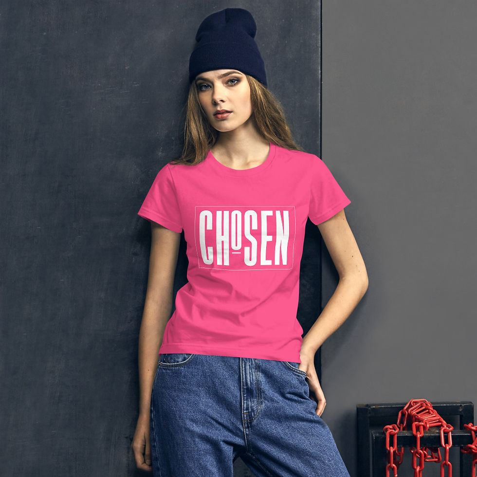 Thumbnail: Chosen Women's short sleeve T-shirt- White