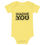 Thumbnail: Imagine You Baby Short Sleeve Onesie- Black