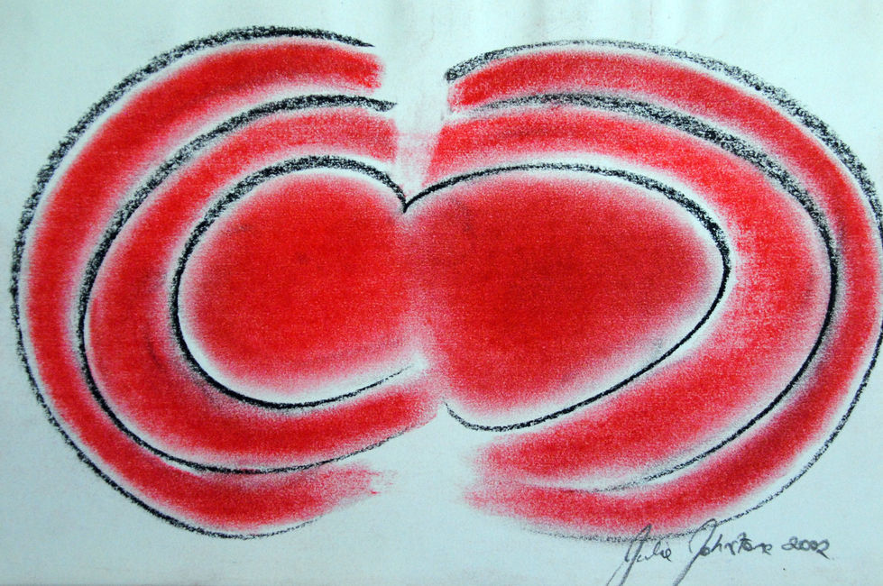 Roaring Grief 149. 2001 Pastel on paper. 30cm x 20cm