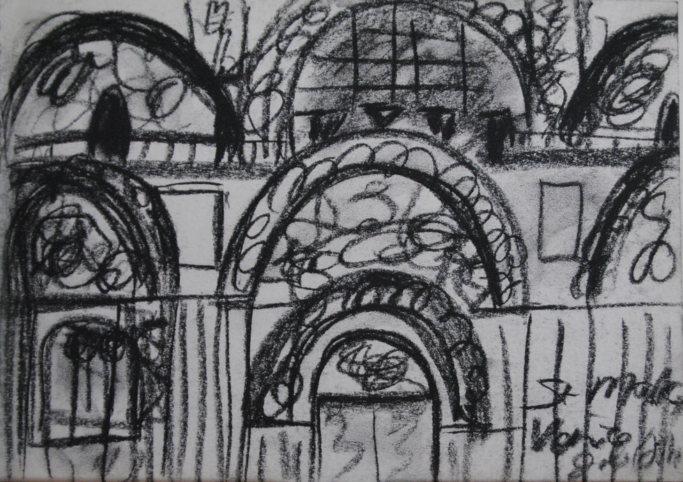 St Marks Basiclia
Charcoal