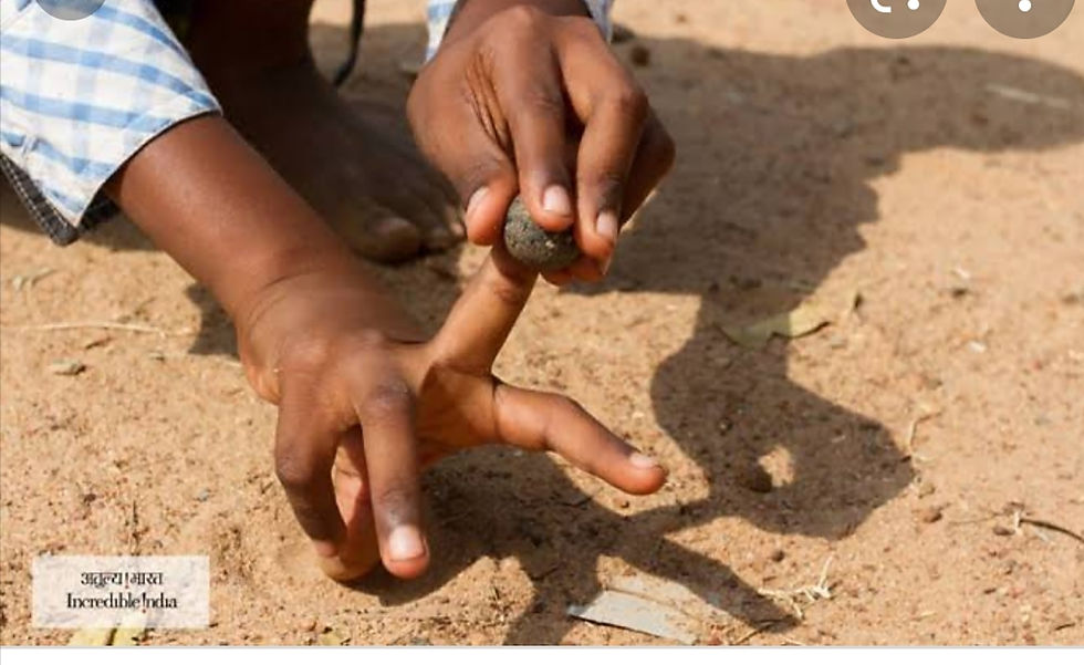 Golli gundu/ glass marble balls