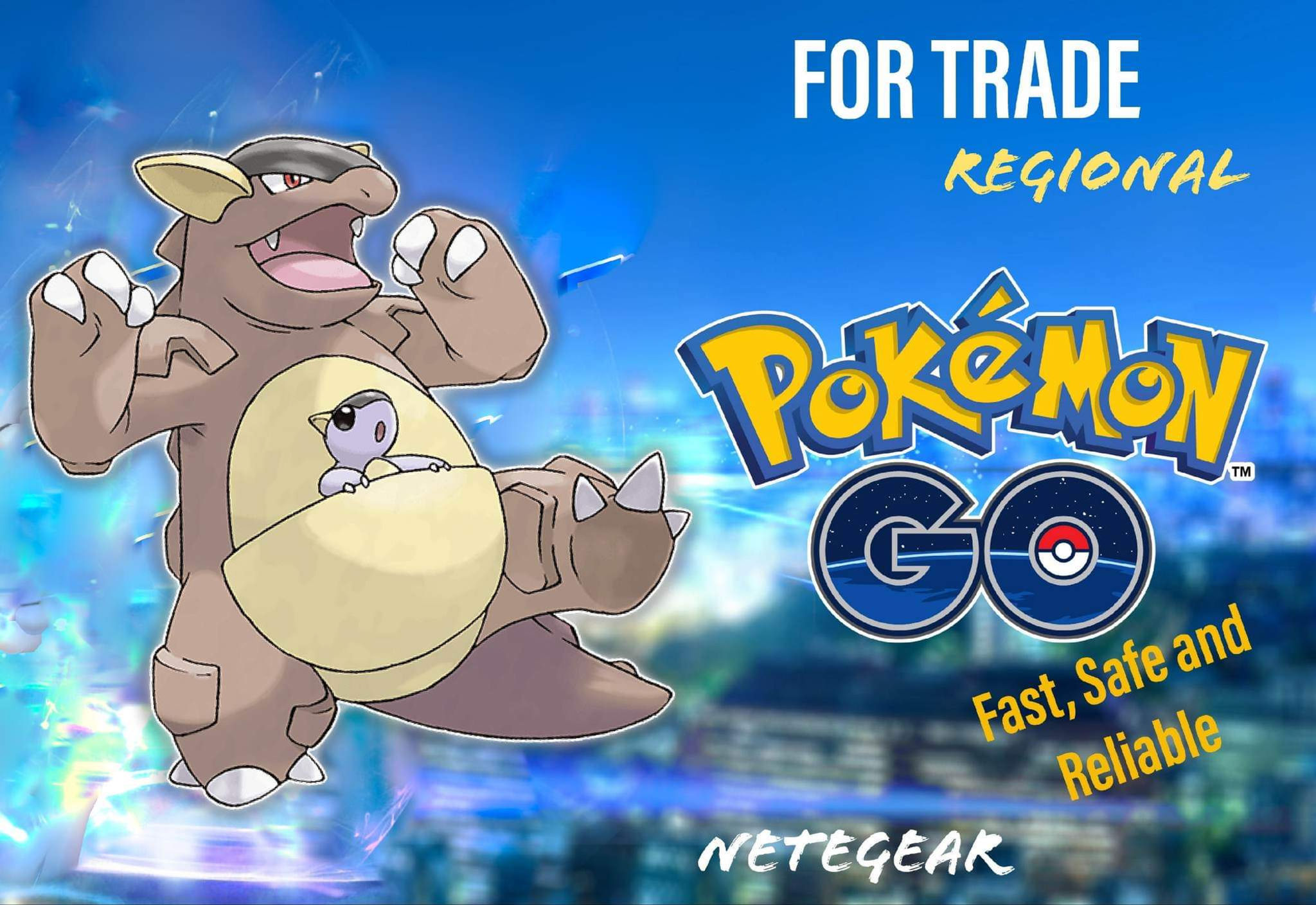 Pokémon Go Regional KANGASKHAN For Trade || Buy 2, Get 1 FREE || Mix 'n' Match