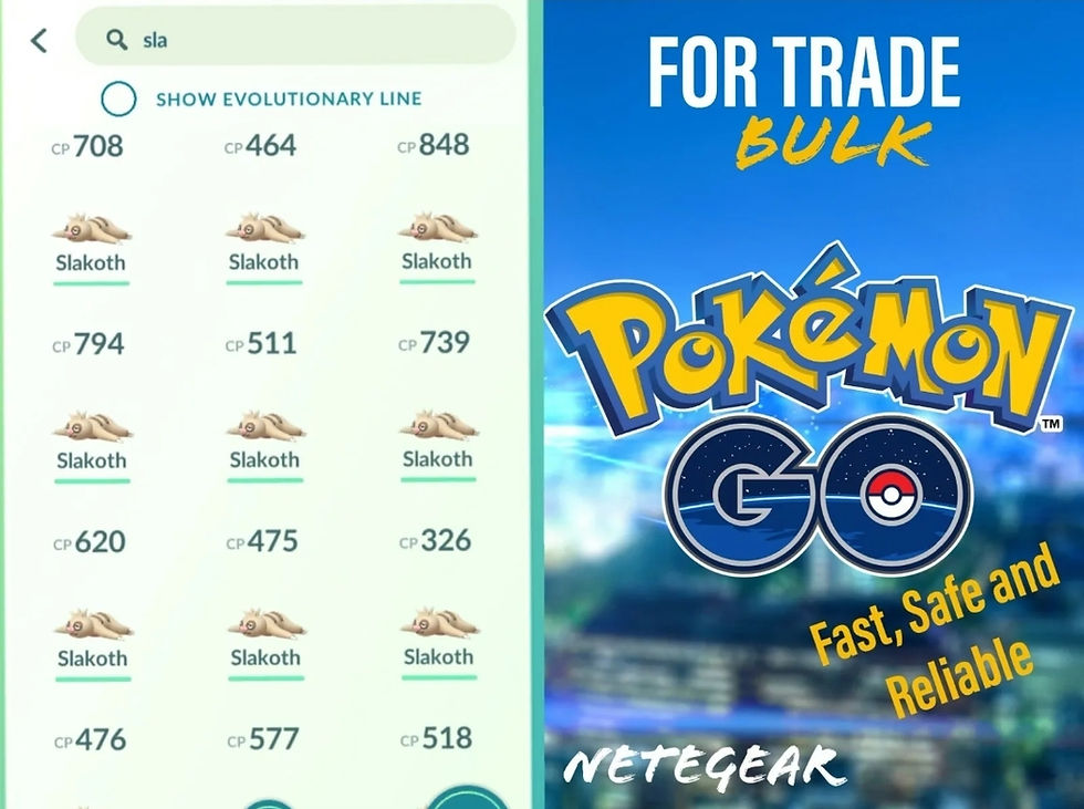 🔥 Pokémon Go BULK Slakloth x15 For TRADE || #1 PoGo Trader 🔥