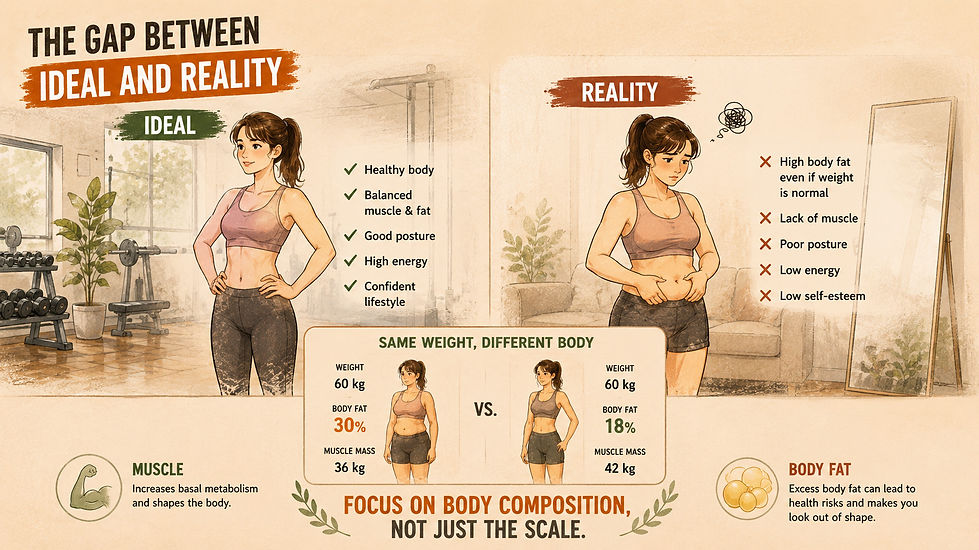 The gap between ideal and reality