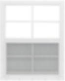 2x2 & 2x3 Aluminum window with screen