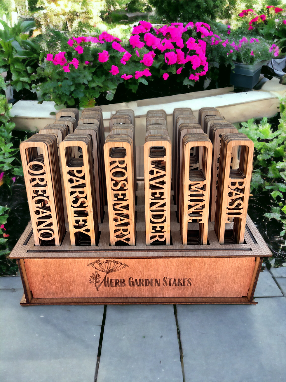 Assorted Herbal Garden Markers