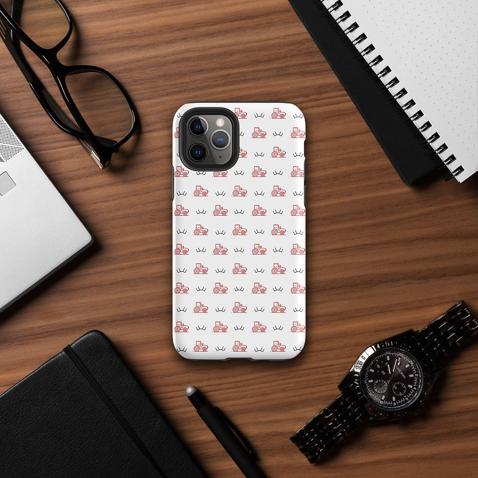 Thumbnail: Tractor Print iPhone® White
