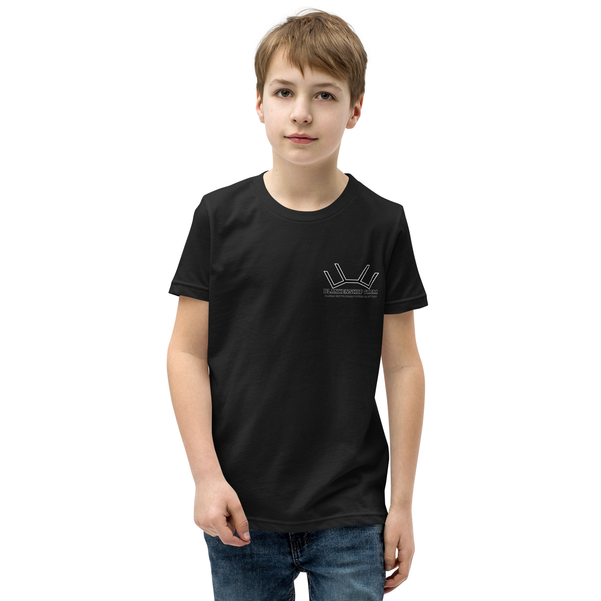 Home is Where The Herd is Youth Short Sleeve T-Shirt_Horses_Dark Colors