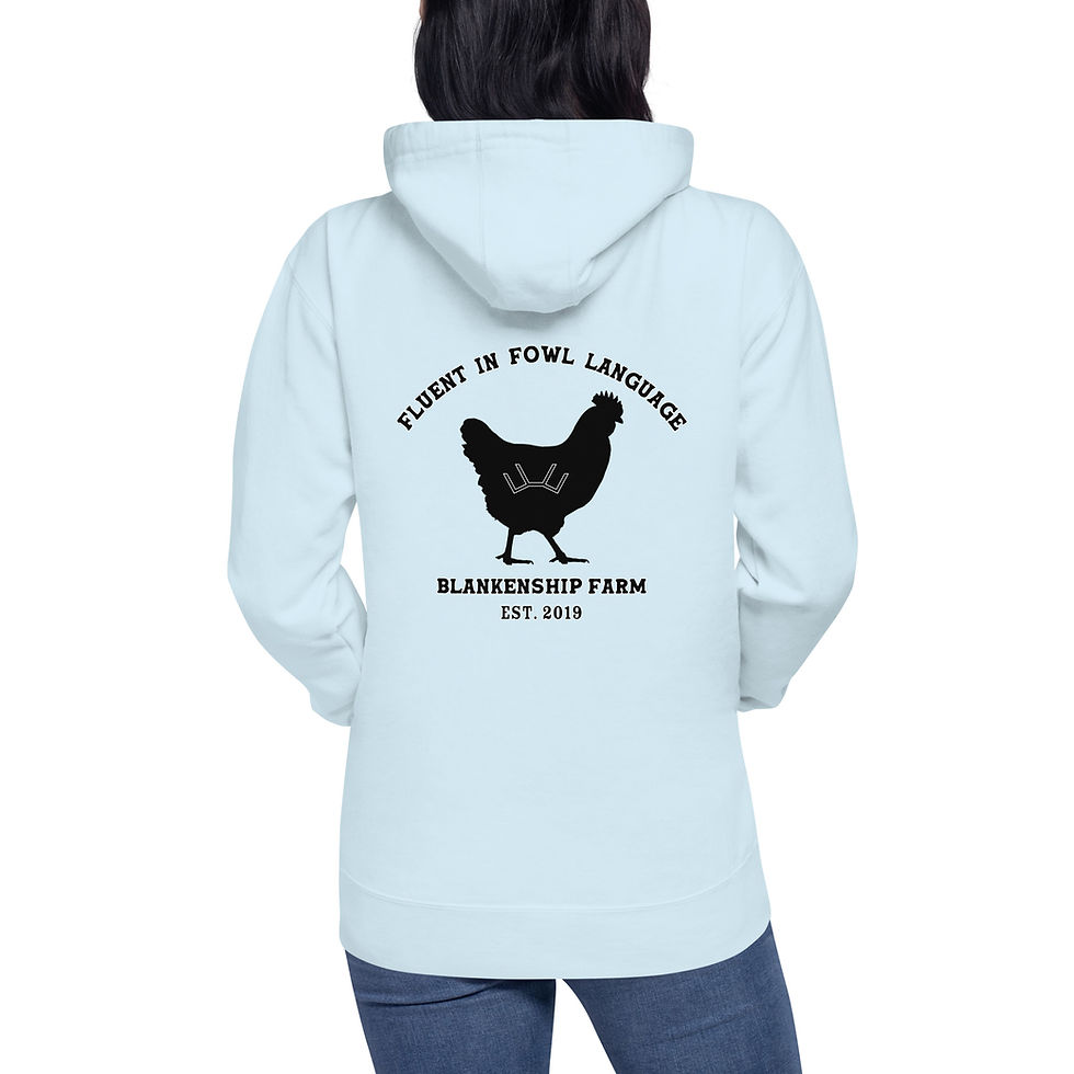 Thumbnail: Unisex_Fluent in Fowl Language Hoodie