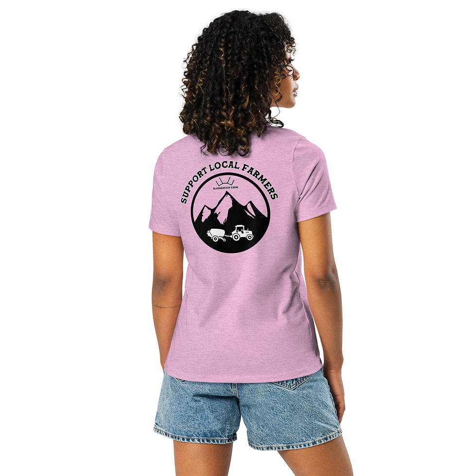 Thumbnail: Support Local Farmers Women's Relaxed T-Shirt