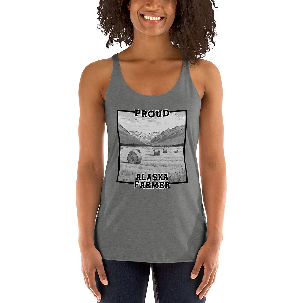 Thumbnail: Proud AK Farmer Women's Racerback Tank