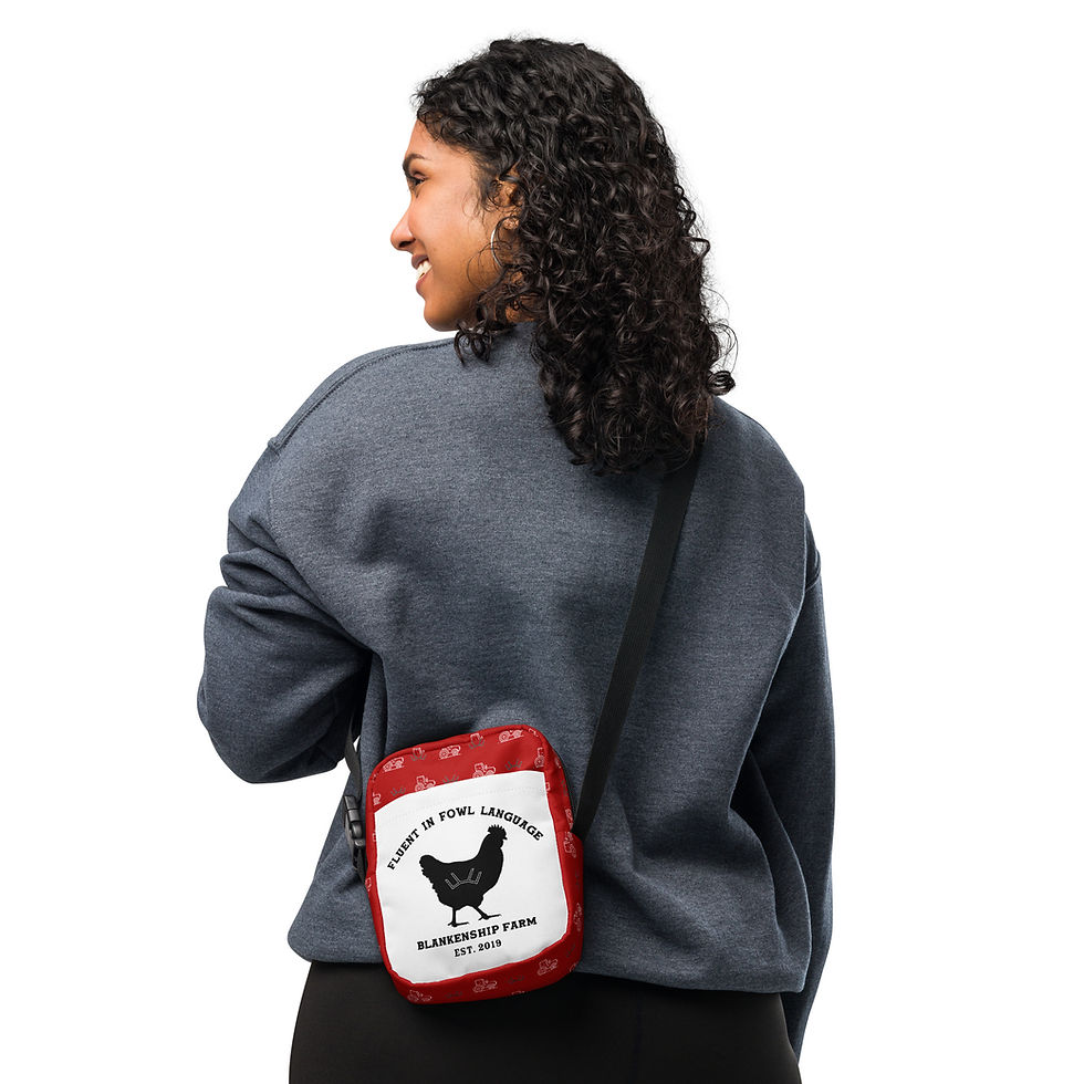 Thumbnail: Fluent in Fowl Language Utility crossbody bag