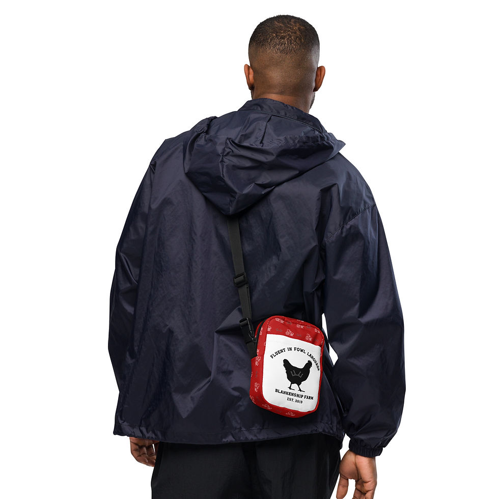 Thumbnail: Fluent in Fowl Language Utility crossbody bag
