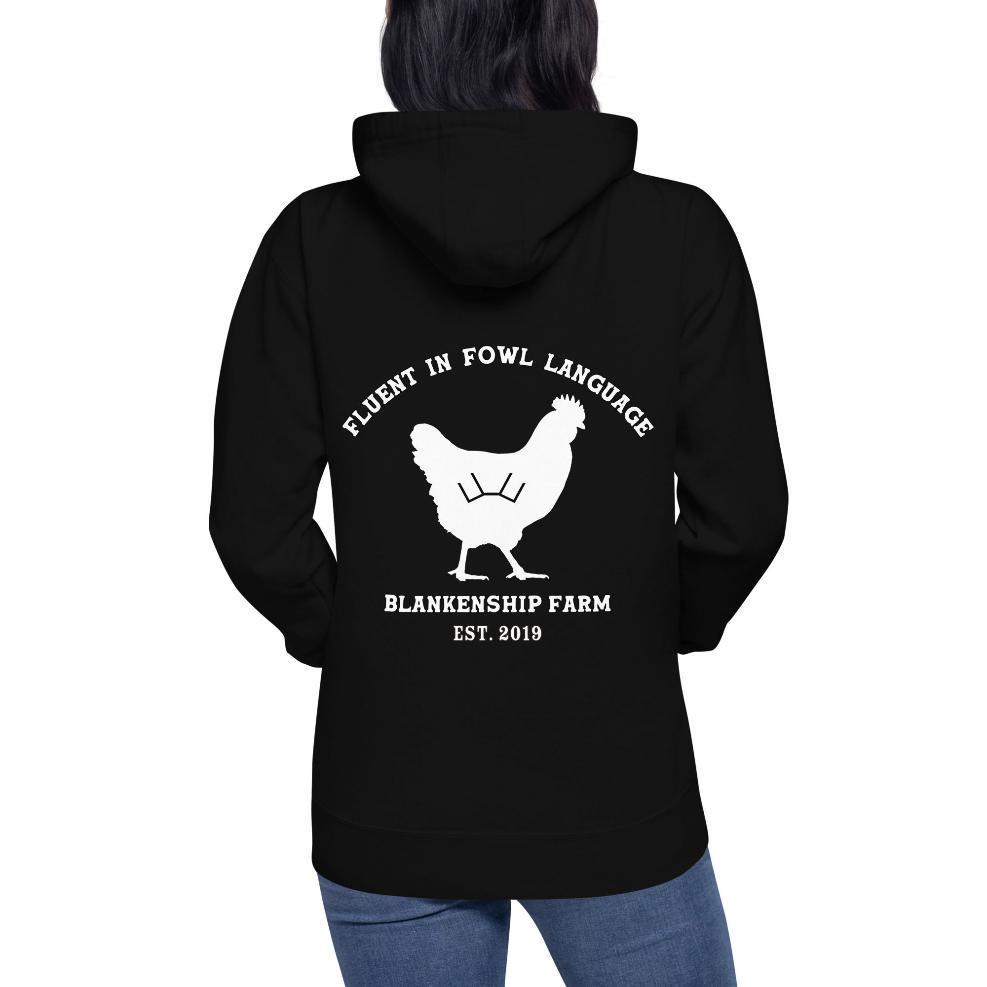 Unisex_Fluent in Fowl Language Hoodie_Dark Colors