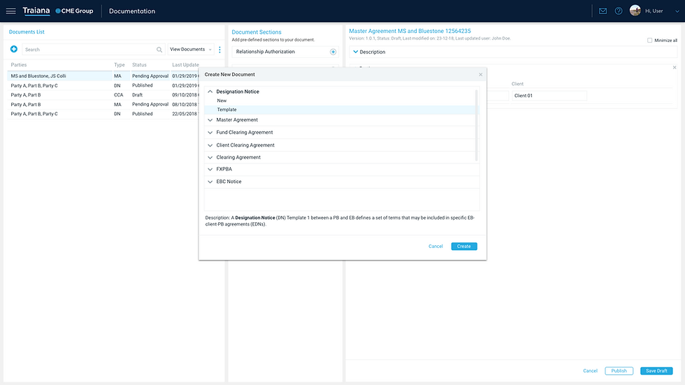 Doc Document - Document Select New