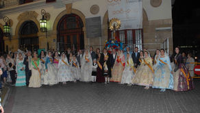 Las falleras mayores de FJFS participan en las celebraciones del Pilar