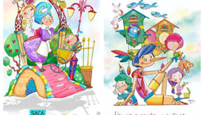 Esbossos de la Falla Cádiz - Literato Azorín 2020