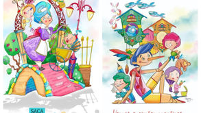 Esbossos de la Falla Cádiz - Literato Azorín 2020