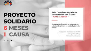 Proyecto solidario 2019-2020: 6 meses - 1 causa de la Falla Castellón - Segorbe