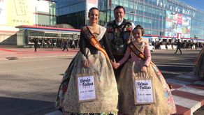 Les falleres majors de Dénia, Amparo i Neus promocionen les falles de Dénia a FITUR