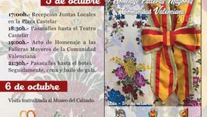 Elda acoge el Homenaje a las Falleras Mayores de la Comunidad Valenciana
