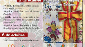 Elda acoge el Homenaje a las Falleras Mayores de la Comunidad Valenciana
